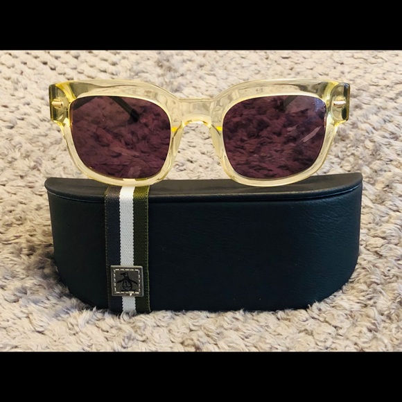 NEW AUTHENTIC PENGUIN THE VARGAS SUNGLASS CRYSTAL - Picture 3 of 8